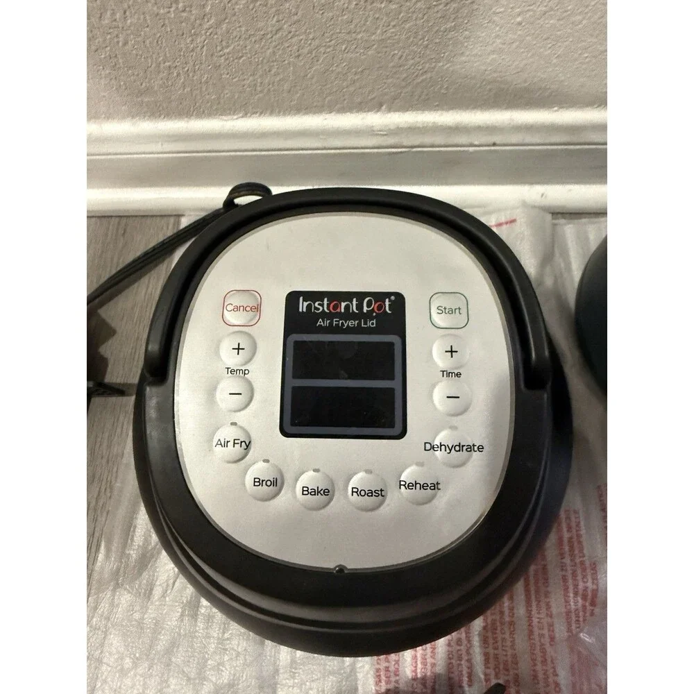 Instant Pot 6 Quart Multi-Use Air Fryer Lid with Base Compatible with Air Fryer